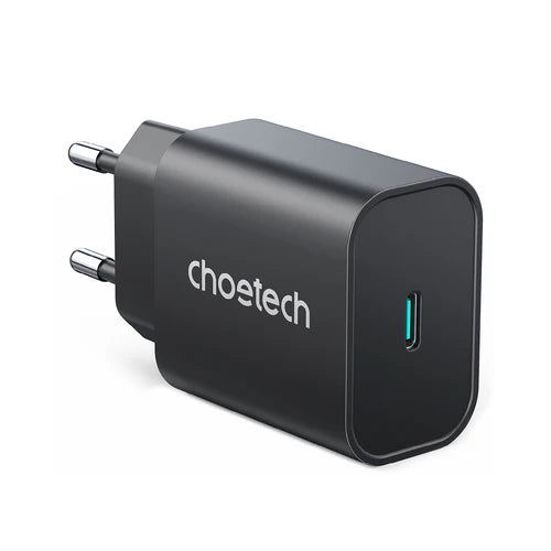 Choetech 10000mAh 22.5W Power Bank + 1 Port 25W Wall Charger - Black