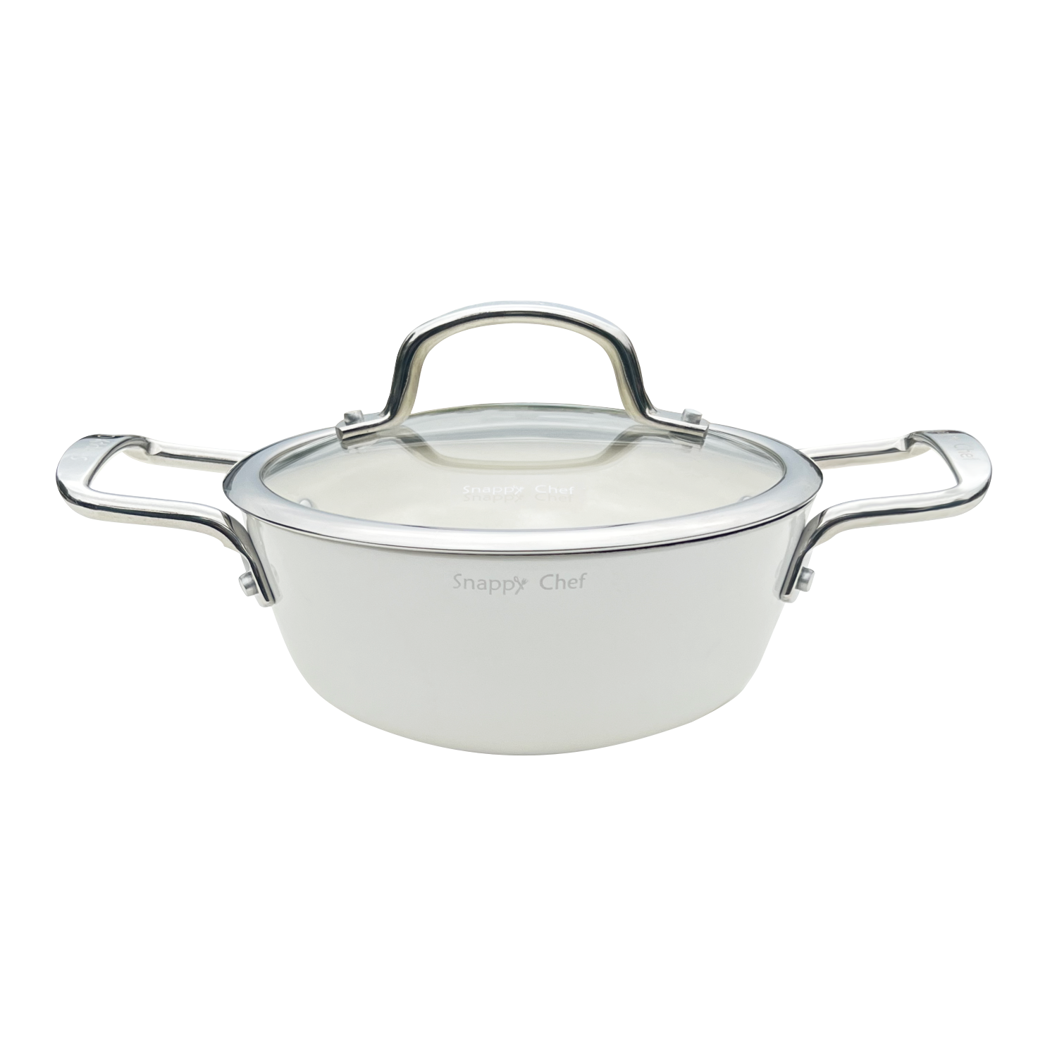 Snappy Chef 20cm Superlight Casserole White CICW020 (Copy) (8003842670681)