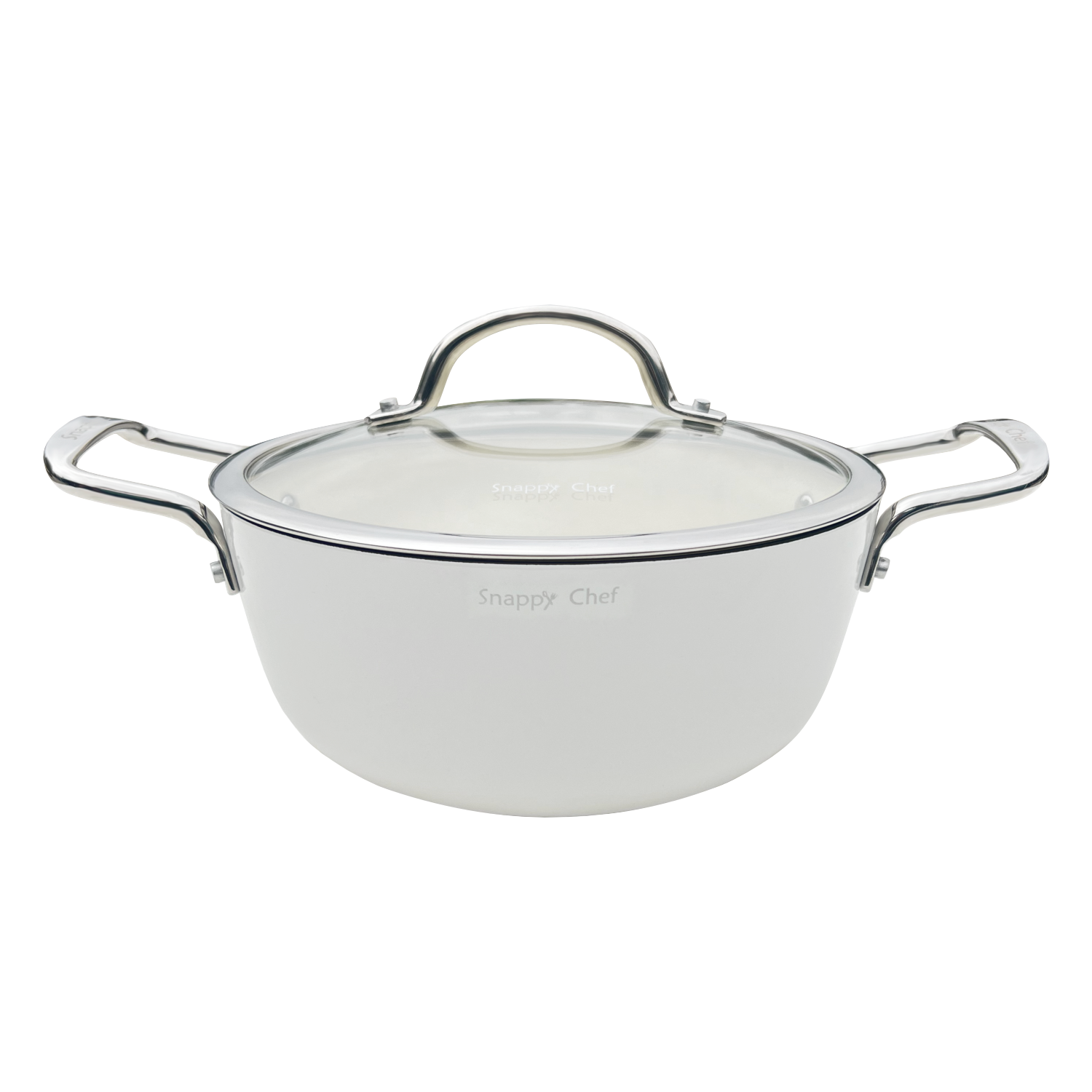 Snappy Chef Superlight Cast Iron Combo White SCSW003