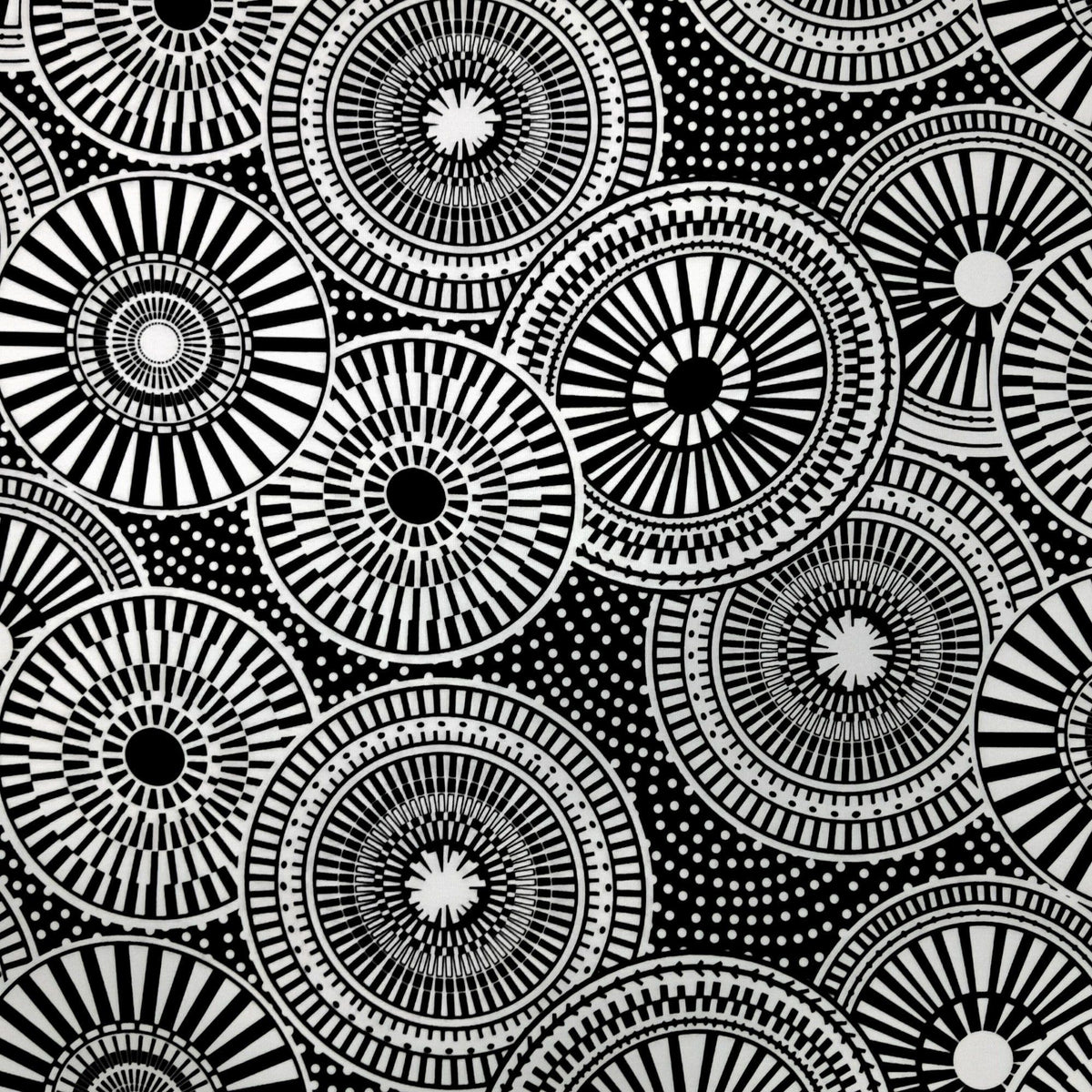 Printed Mini Matt Circle Plates 140 cm.