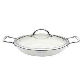 Snappy Chef 30cm Superlight Round Griddle, White CIRG031
