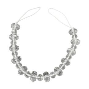 Tieback Crystal Clear Beaded Rope 50 cm