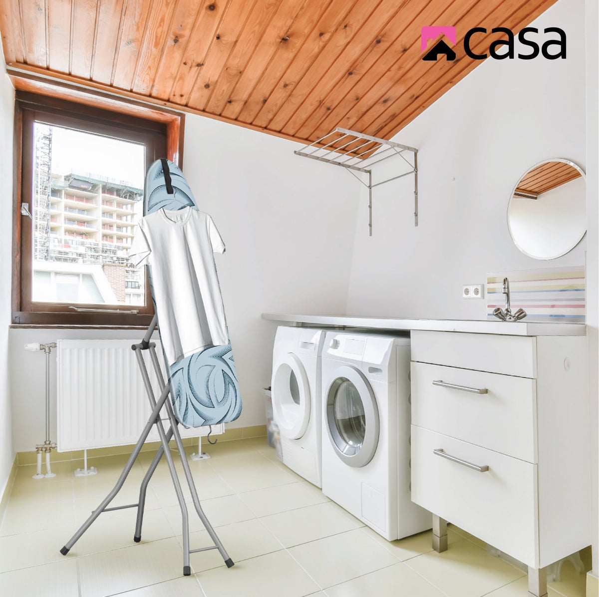 Casa 2-in-1 Multi-Function Ironing & Steamer Board 109 x 35.5cm CLIB15