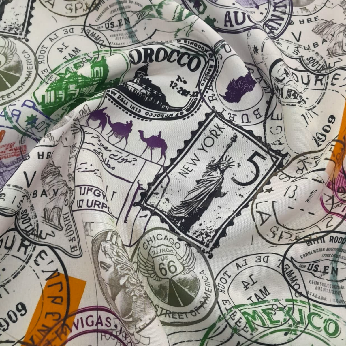 Fabric Printed Mini Matt Stamp D29 140 cm