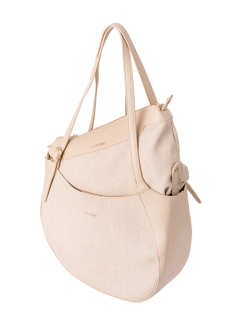 Cellini  Thalia Shoulder Bag-Beige CS108301