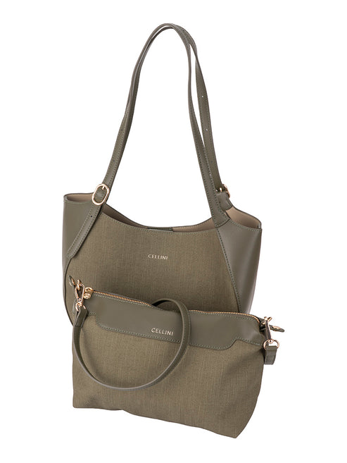 Cellini  Thalia Shoulder Bag-Olive Green CS108303.