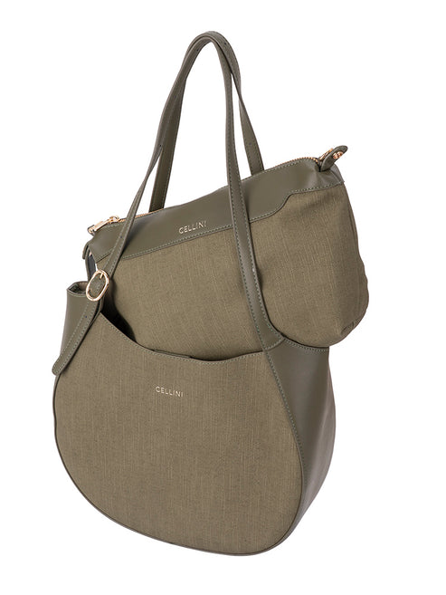 Cellini  Thalia Shoulder Bag-Olive Green CS108303.
