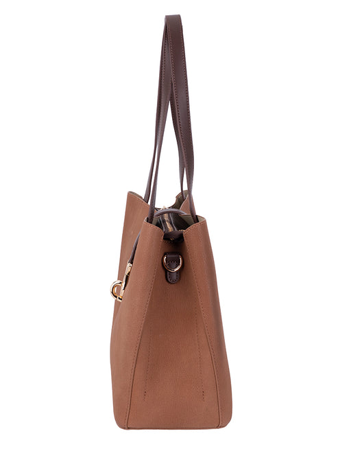 Cellini Elara Tote Bag-Brown & Tan CS1091022.