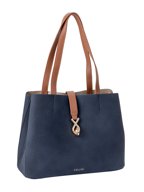 Cellini Elara Tote Bag-Denim Blue CS109106