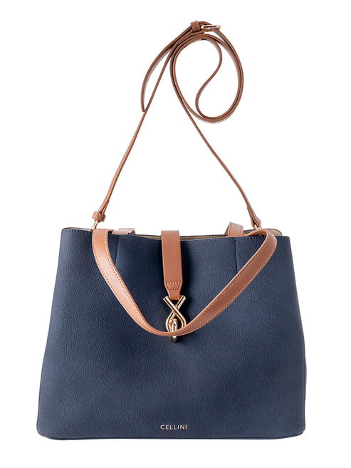 Cellini Elara Tote Bag-Denim Blue CS109106