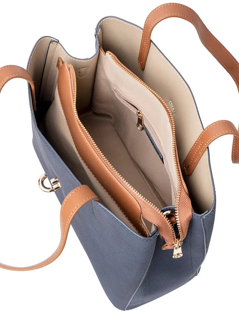 Cellini Elara Tote Bag-Denim Blue CS109106