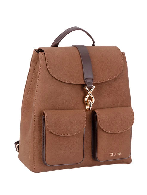 Cellini Elara Backpack-Brown/Tan CS109502