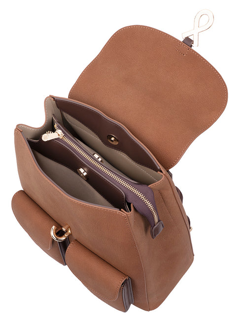 Cellini Elara Backpack-Brown/Tan CS109502