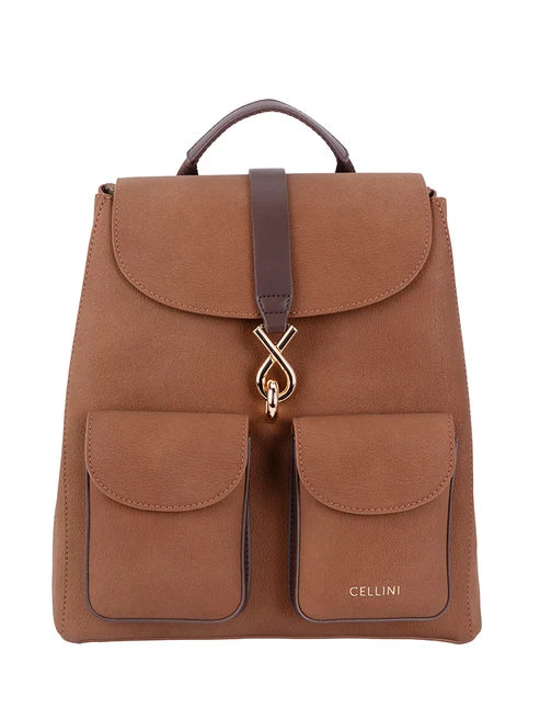 Cellini Elara Backpack-Brown/Tan CS109502