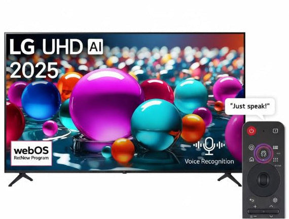 LG 65"UHD AI Smart TV with webOS25 & HDR10 - 65UA80006LC - MHC World