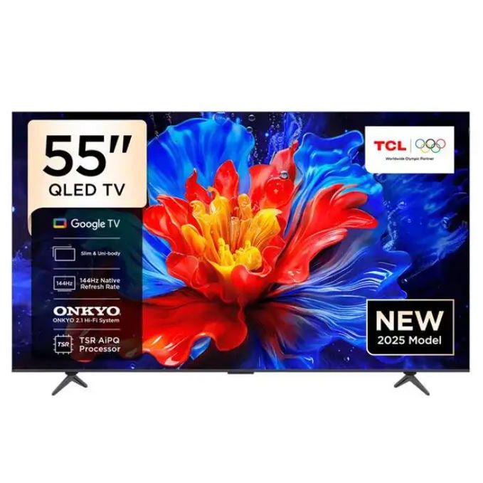 TCL 55-INCH 55P8K QLED GOOGLE TV 144HZ