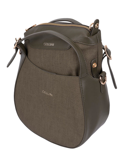 Cellini Thalia Crossbody Sling-Olive Green CS108253