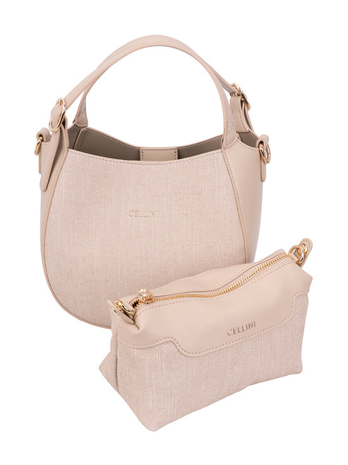 Cellini Thalia Crossbody Sling-Beige CS108251