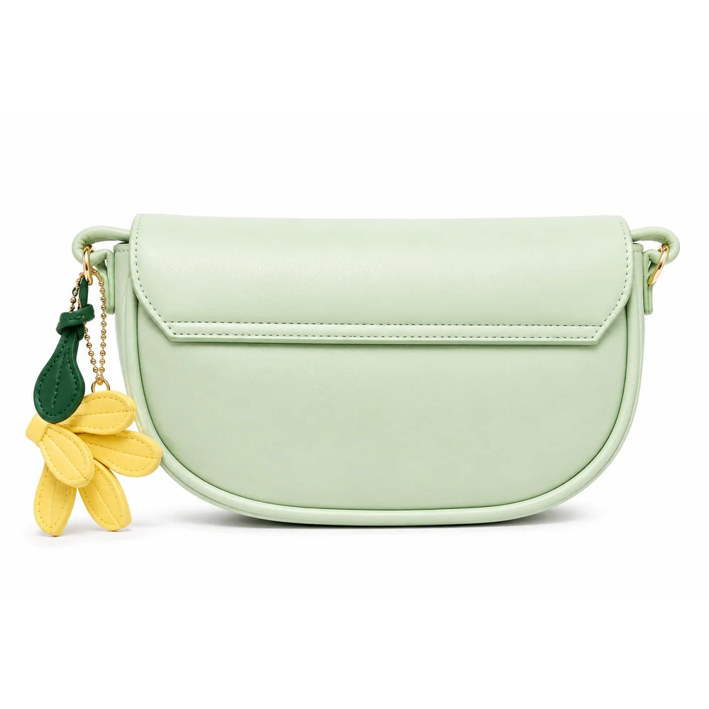 Sissy Boy Sutton Shoulder Bag with Pearl-Mint BG959