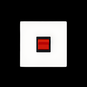 60A Pole Toggle Isolater Swich - Surface Mount (Red Toggle White) (7953624399961)