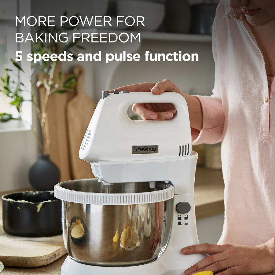 Kenwood Hand Mixer and Bowl 450W HMP32.A0WH