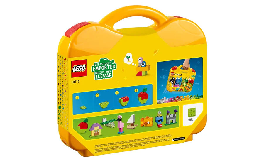 LEGO® Classic Building Blocks Creative Suitcase Set-213 Pieces 10713 - MHC World