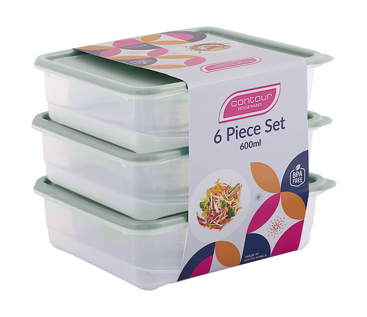 Contour Container Set 600ml P3869