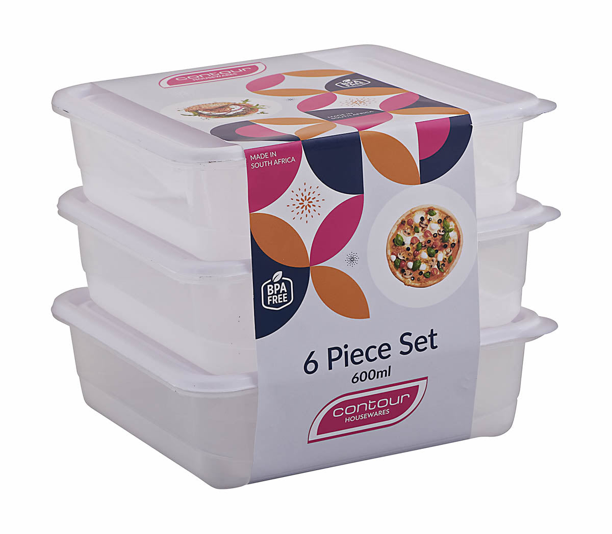 Contour Container Set 600ml P3869