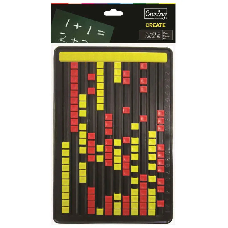 Croxley Plastic Abacus 120 Beads ABA0029