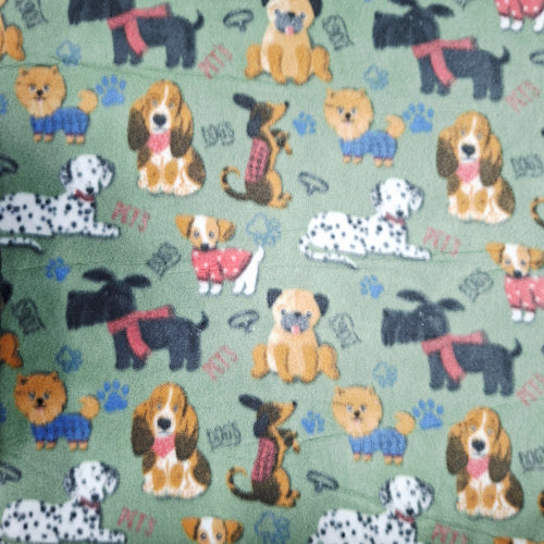 Printed Polar Fleece 150cm.