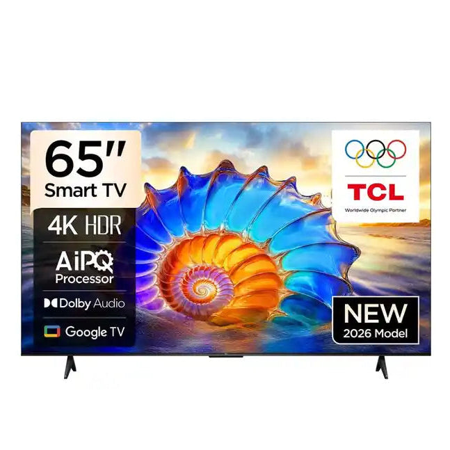 TCL 65-INCH P6L 4K HDR GOOGLE TV 60HZ.