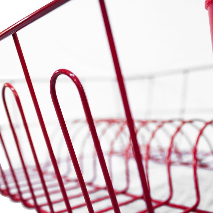 Casa Catania 301 Dish Drainer Red.