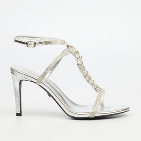 Butterfly Feet Dione 1 Faux Leather High Heels – Silver (7995744747609)