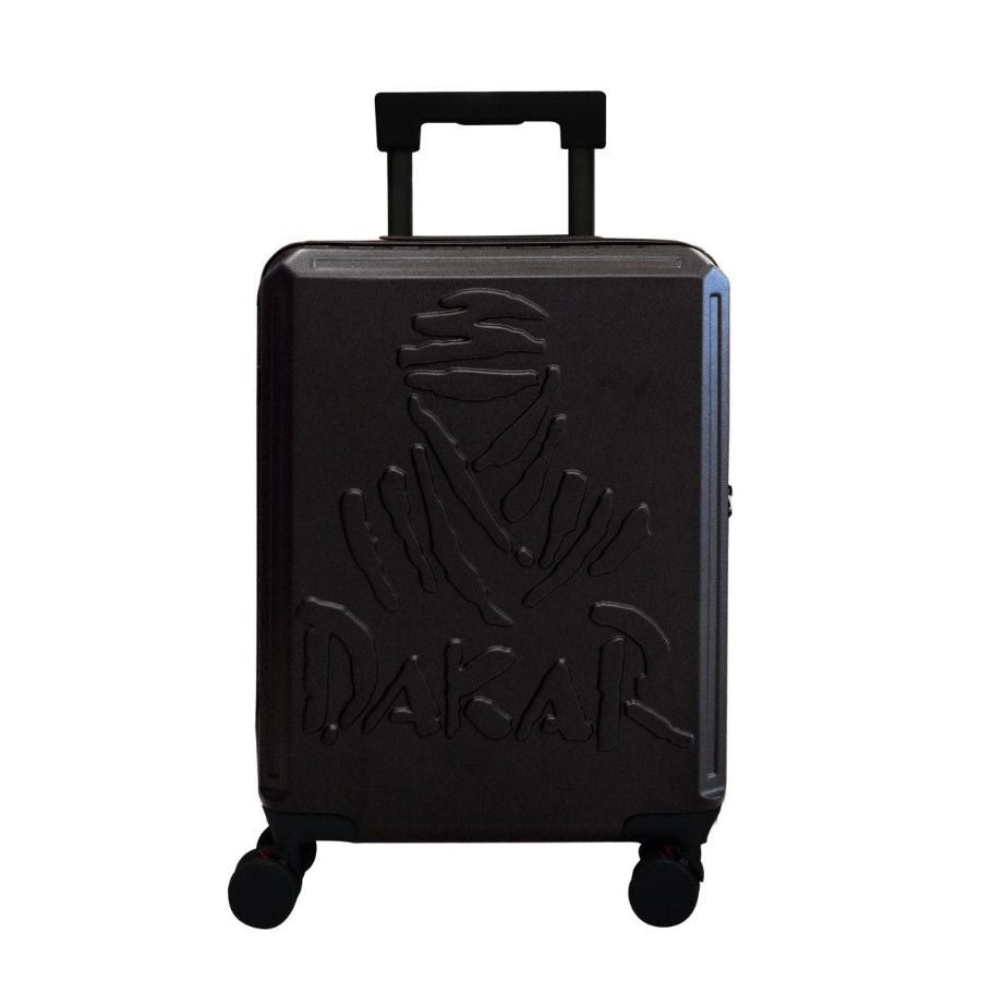Dakar Desert 55cm Expandable Small/Cabin Trolley Suitcase Black DKD0100.