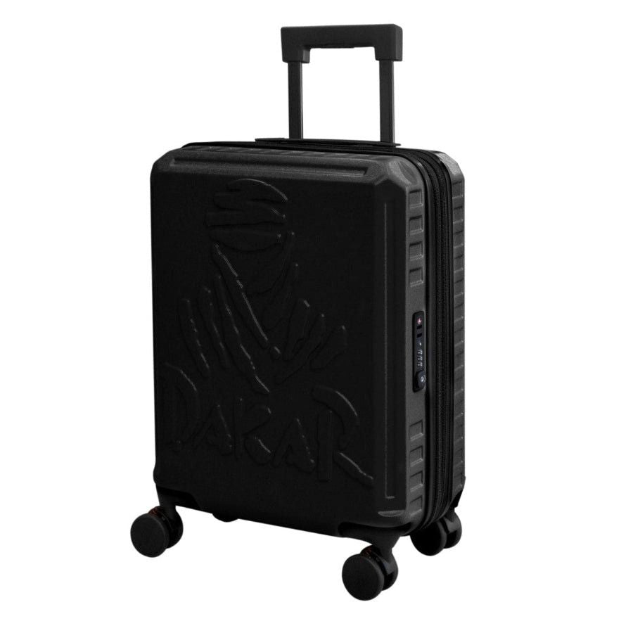 Dakar Desert 55cm Expandable Small/Cabin Trolley Suitcase Black DKD0100.