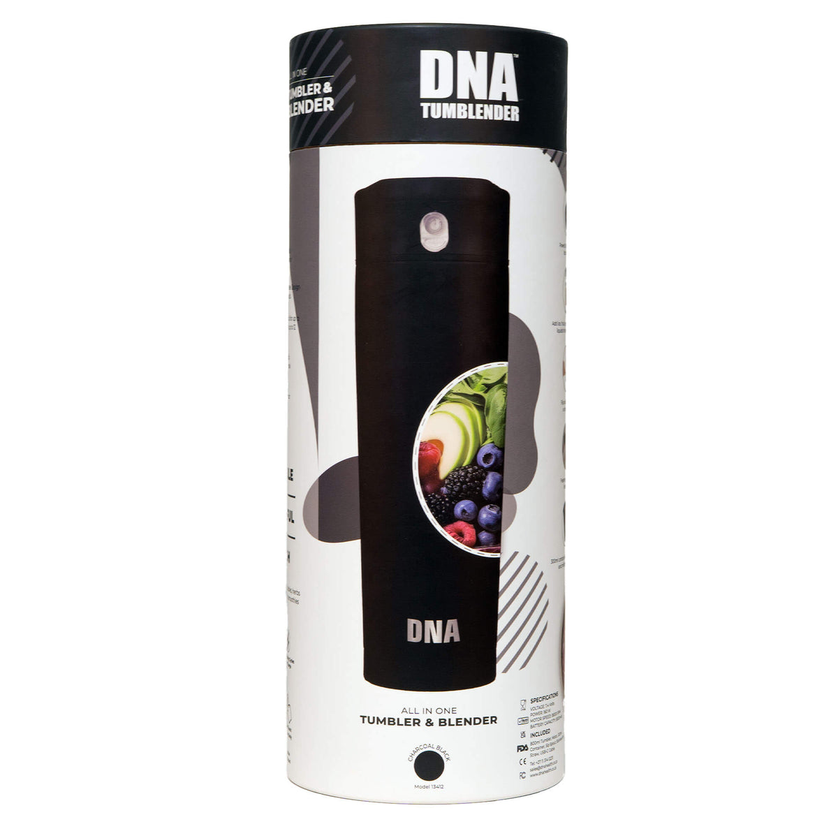 DNA Tumblender Charcoal Black