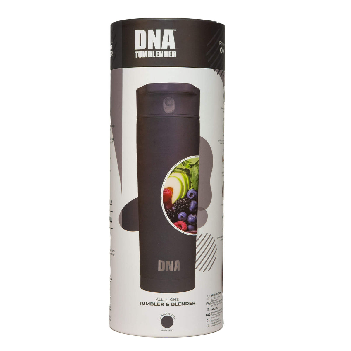 DNA Tumblender Gunmetal Grey