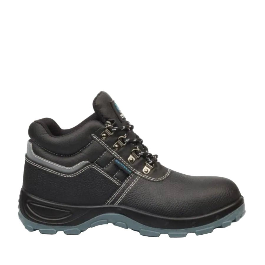 Grittgear Unisex Shoes In Black Dolomite S1 Cow Leather.
