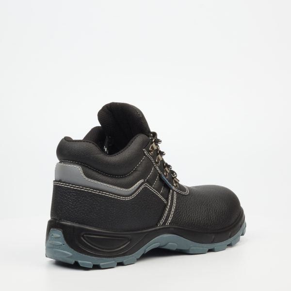 Grittgear Unisex Shoes In Black Dolomite S1 Cow Leather.
