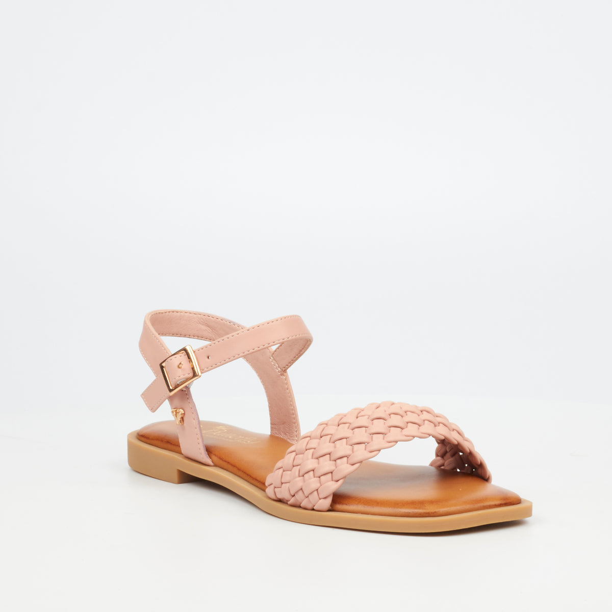 Butterfly Feet Dorey 4 Faux Leather Flat Sandals – Pink (8024866357337)