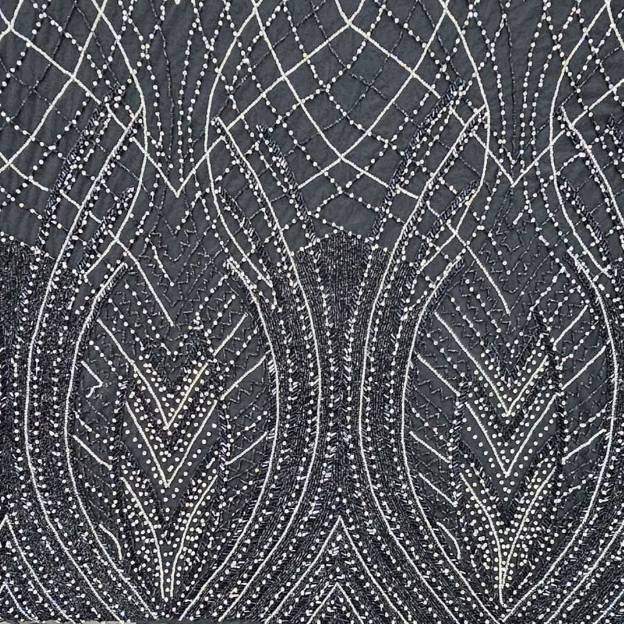 Exclusive Hand Beaded Lace 140cm