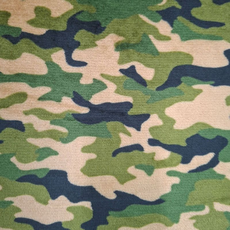Printed Mongolian Fleece Fabric 150cm Floral.