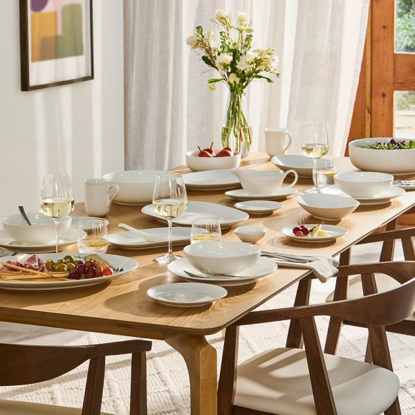 Maxwell & Williams White Basics Diamonds Oblong Platter 30x17cm DV0248