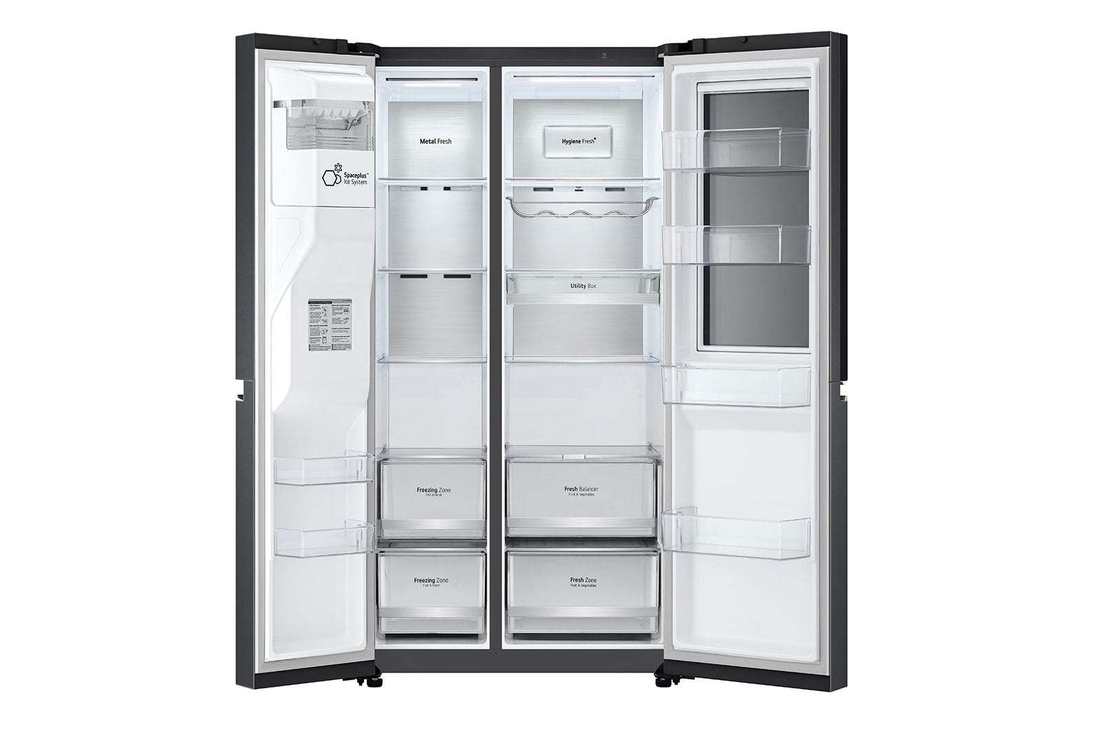 LG 674 L Matte Black Steel Side By Side GC-X257CQFS