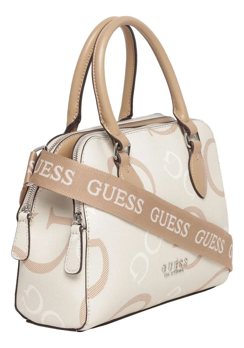 Guess Cordyn Satchel Caramel Multi CC971306