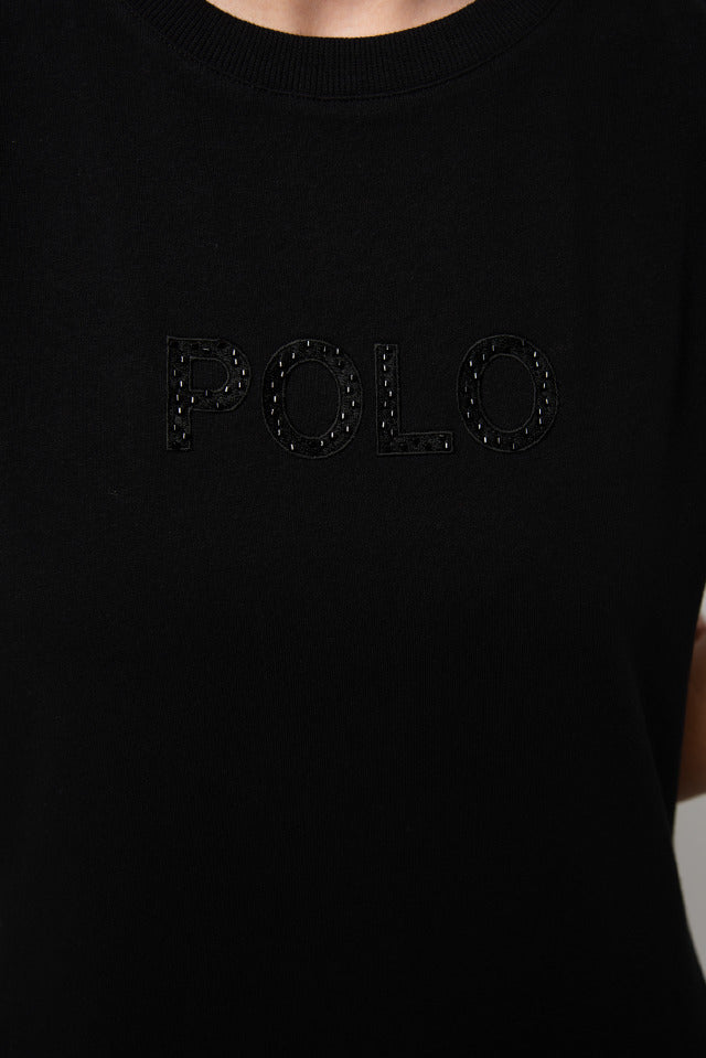 Polo Women Mila Short Sleeve Casual Dress Black
