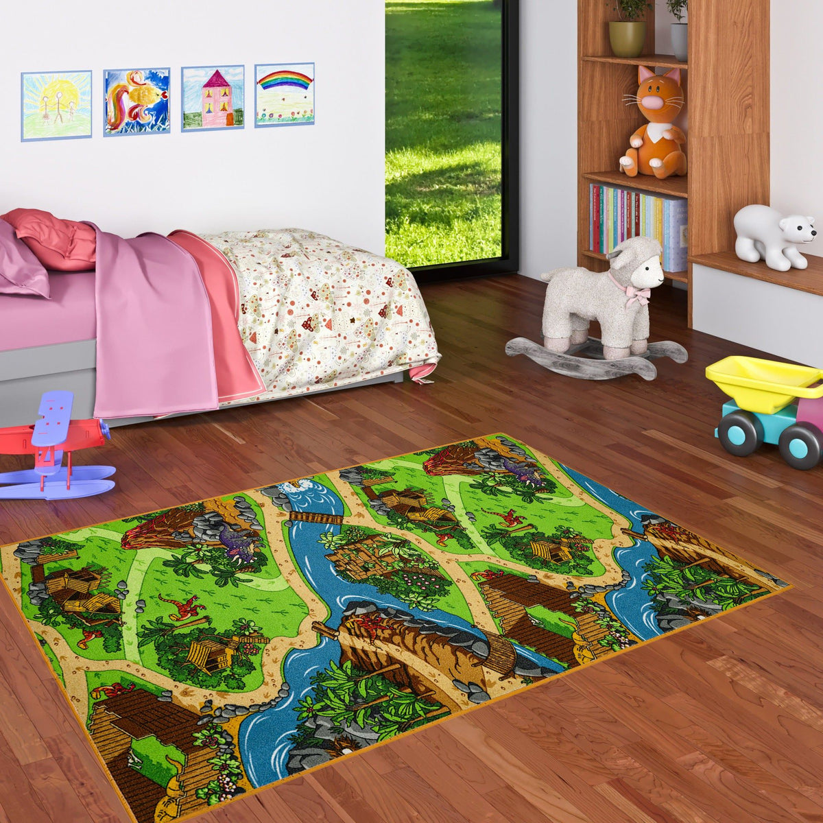 Kids Playmat Rug Dino.