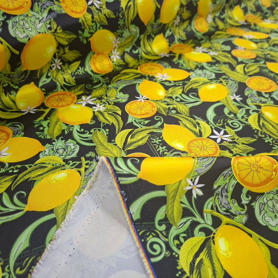 Printed Duchess Satin Fabric 150 cm