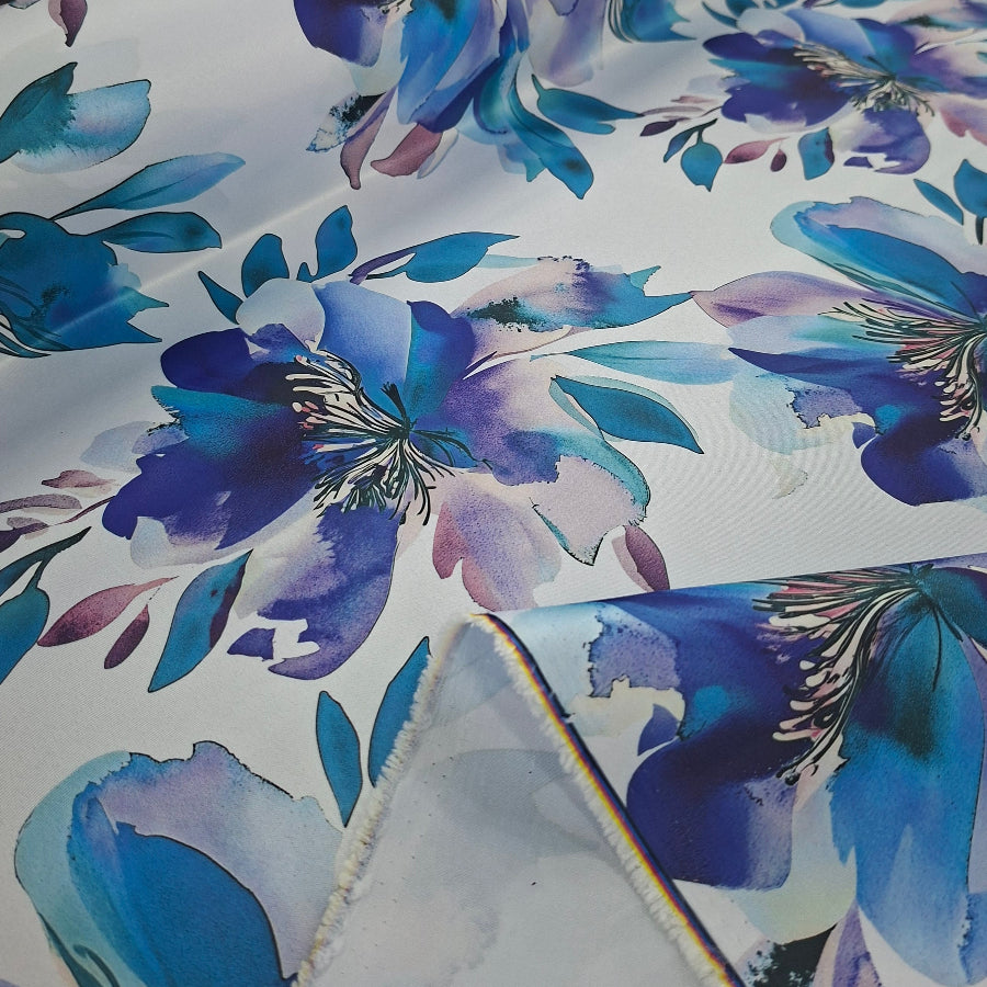 Printed Duchess Satin Fabric 150cm