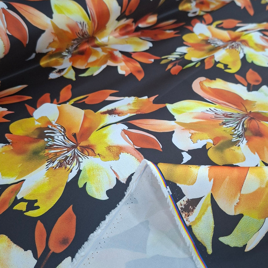 Printed Duchess Satin Fabric 150cm